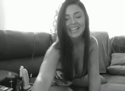 Cute Teen Flashing Big Boobs on Webcam