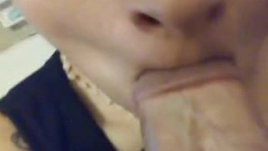 Sucking Slut Licking The Big Cock