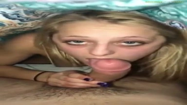 Amazing amateur cowgirl sucking and riding the cock
